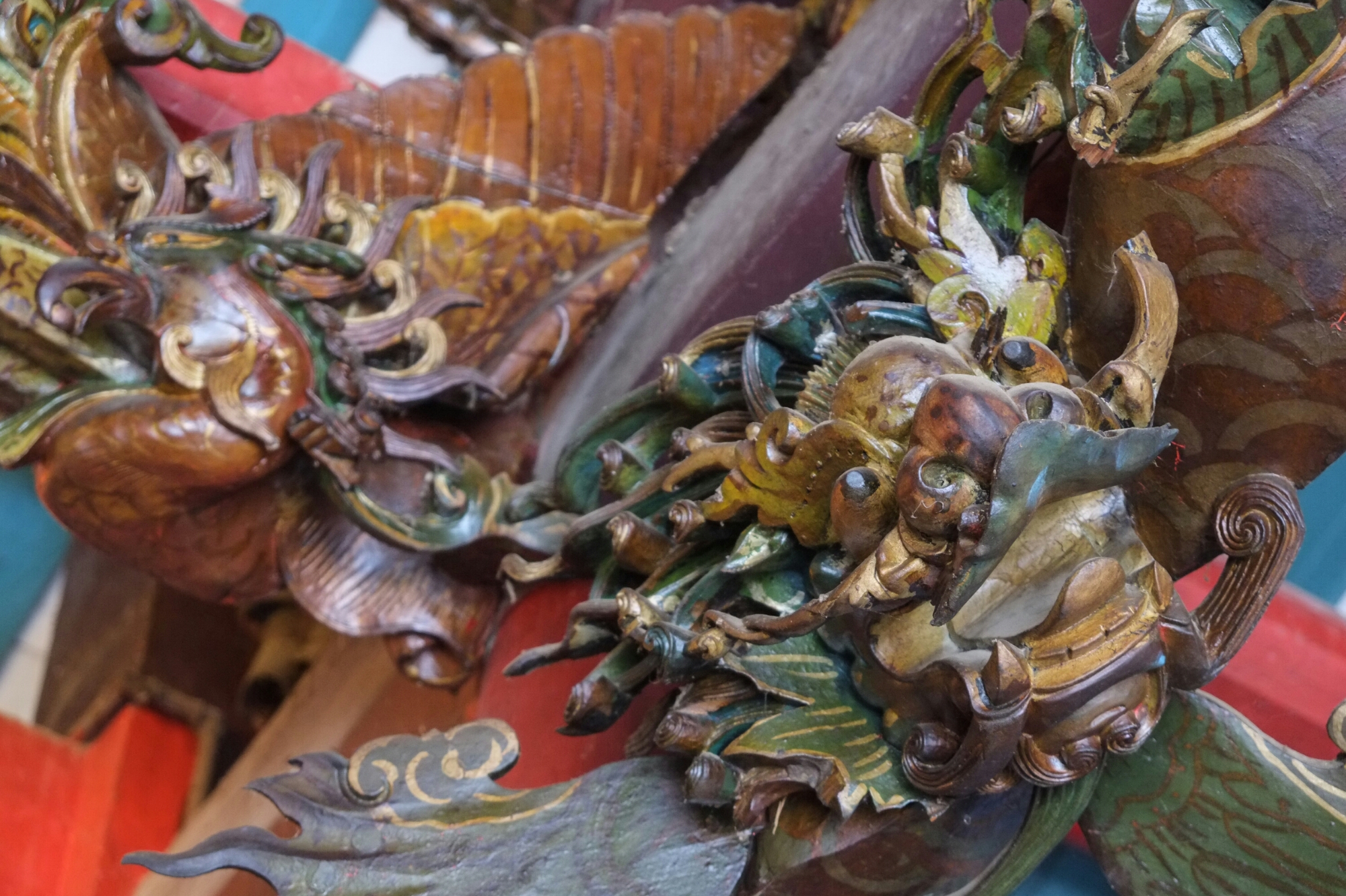 Dragon Wood Carvings, Hoi An image